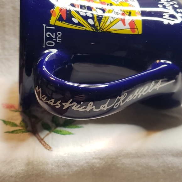 Beautiful Cobalt Blue Winter Wonderland  Made In Germany Boot Mug 2009 - Picture 9 of 11